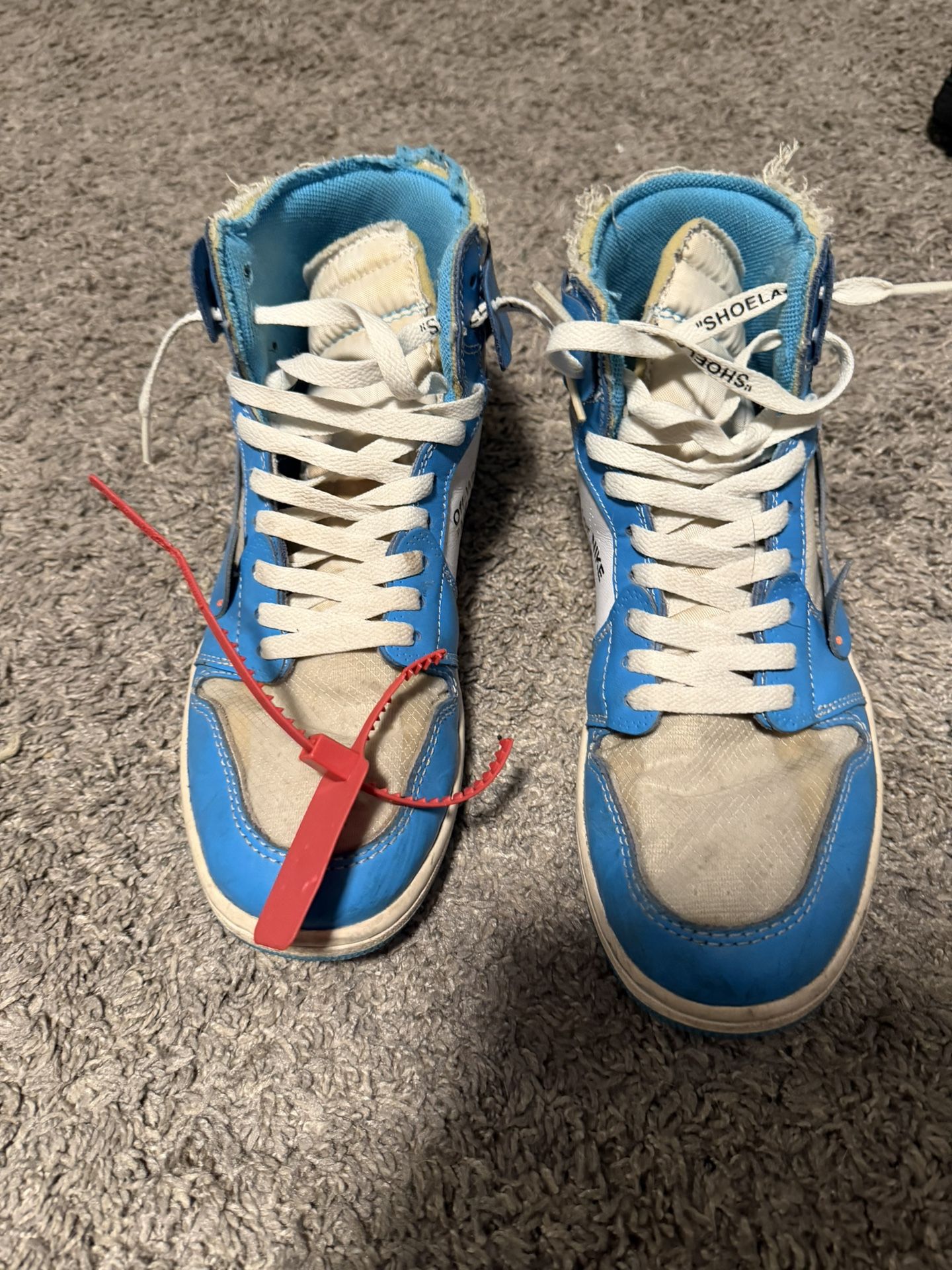 Off White Jordan 1 Unc (size 9.5)