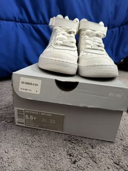 Nike Air Force 1 Mid, White, 5.5Y