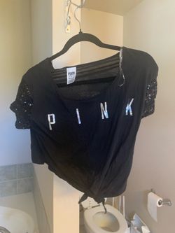 Vs pink crop top