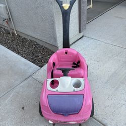 Pink Toddler Push Car