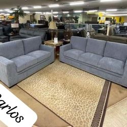 Living Room Set Sofa and Loveseat 