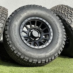 NEW 17” Lock Wheels GMC Sierra Yukon rims Chevy Silverado Tahoe BFG KO2 A/T 35” Tires Toyota