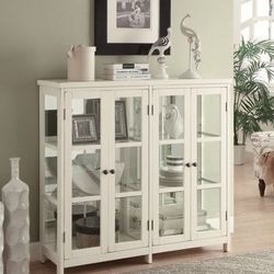 Brand New White Accent Cabinet