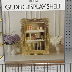 Gilded Display Shelf