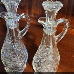 Vintage Oil And Vinegar Bottles