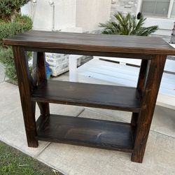 Rustic X Farmhouse Console Table/Entry Table 