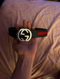 Gucci Web Belt with Interlocking G Buckle