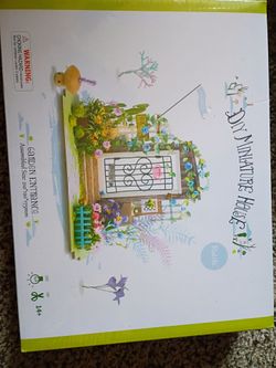 DIY Miniature house-Garden Entrance