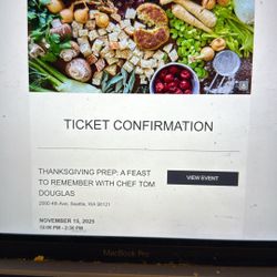 Thanksgiving Cooking Class With Tom Douglas 