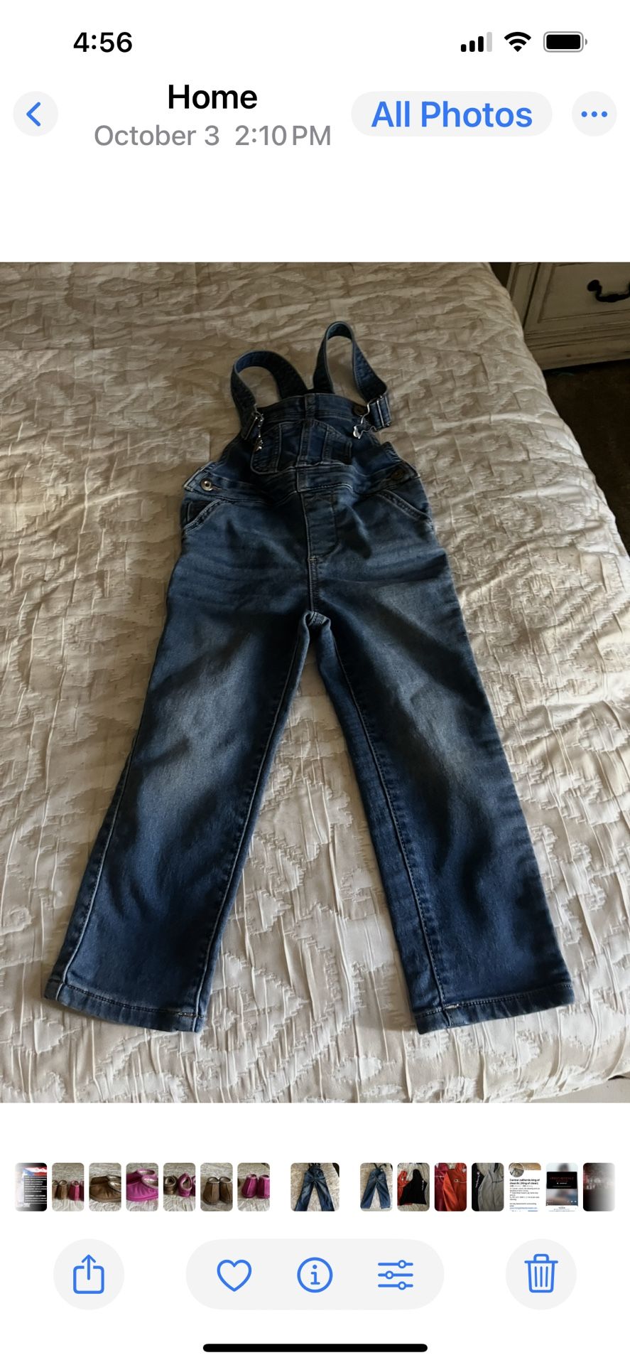 Overalls  Sz 3 Run a little smaller