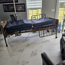 Hospital Bed With Motorized Mattress