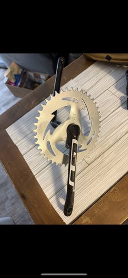 1 Piece GT crank And Dyno Sprocket GT grips And Pedals And GT Seat.