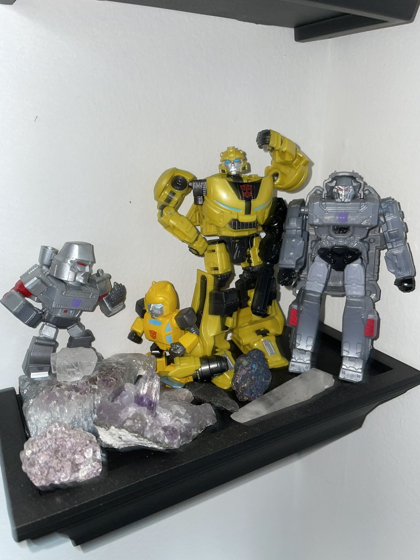 Transformers Figures (Megatron And Bumble Bee)