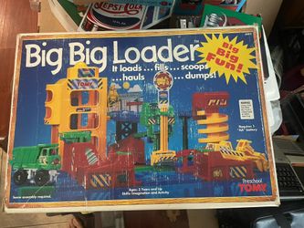 Vintage 1994 Tomy BIG BIG LOADER Construction Play Set in Box 5003 