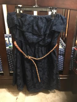Navy blue dress