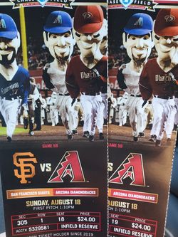 Dbacks tickets
