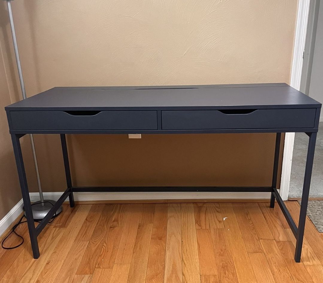 IKEA navy blue Alex desk for Sale in Irvine CA OfferUp