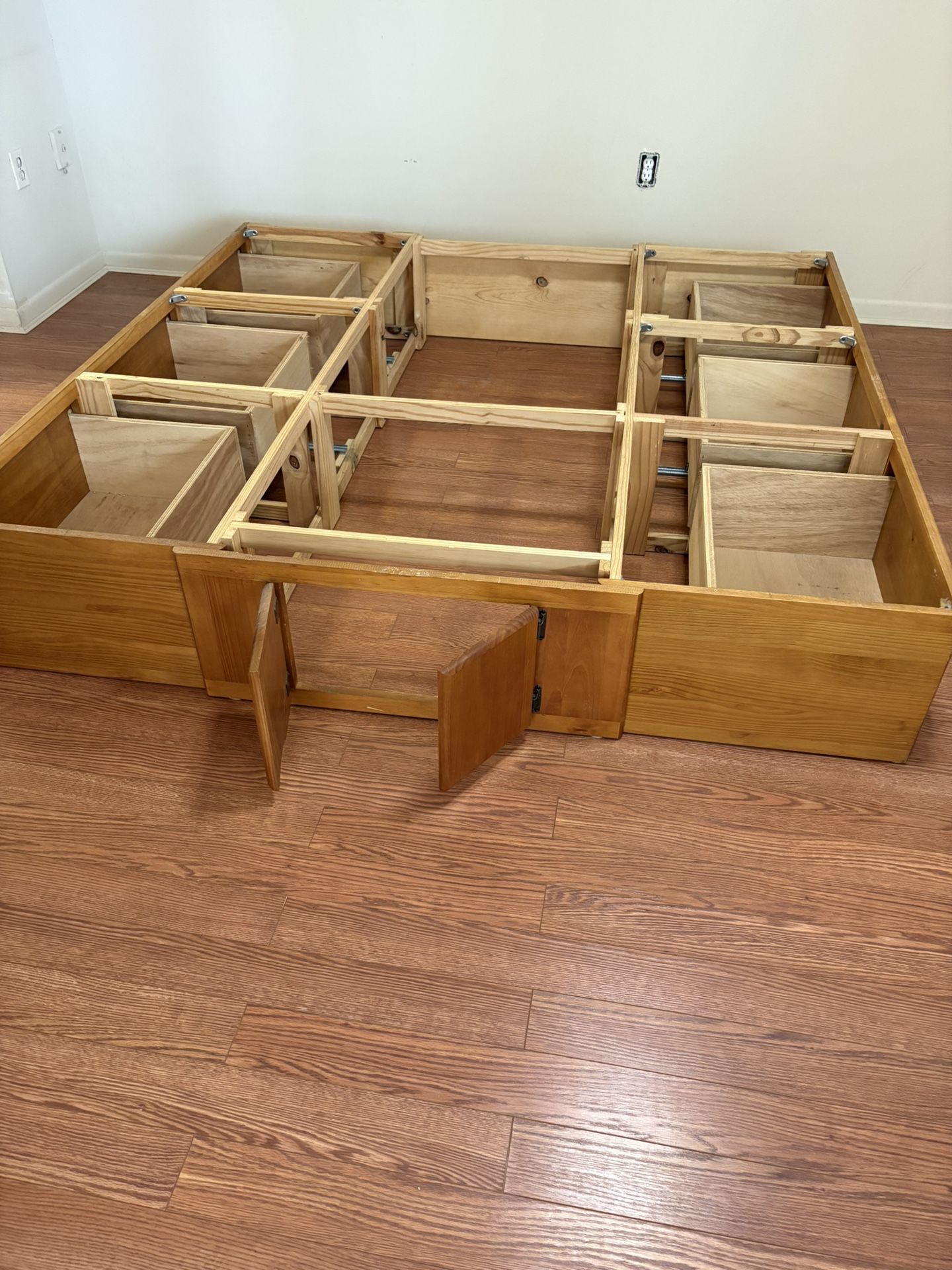 King Bed Storage Platform