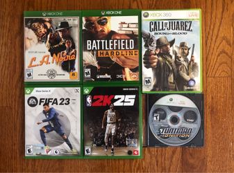 Xbox Series X games Lot for sale LA Noire FC NBA Battlefield etc
