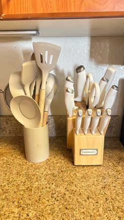 Cuisinart Knife Block and Silicone Utensil Set