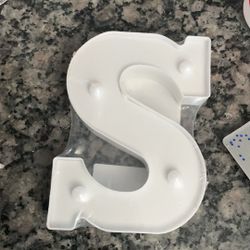 Letter S Light Up