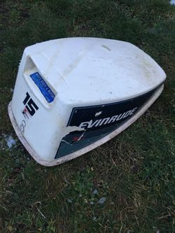 Evinrude 15 horse power outboard motor cover
