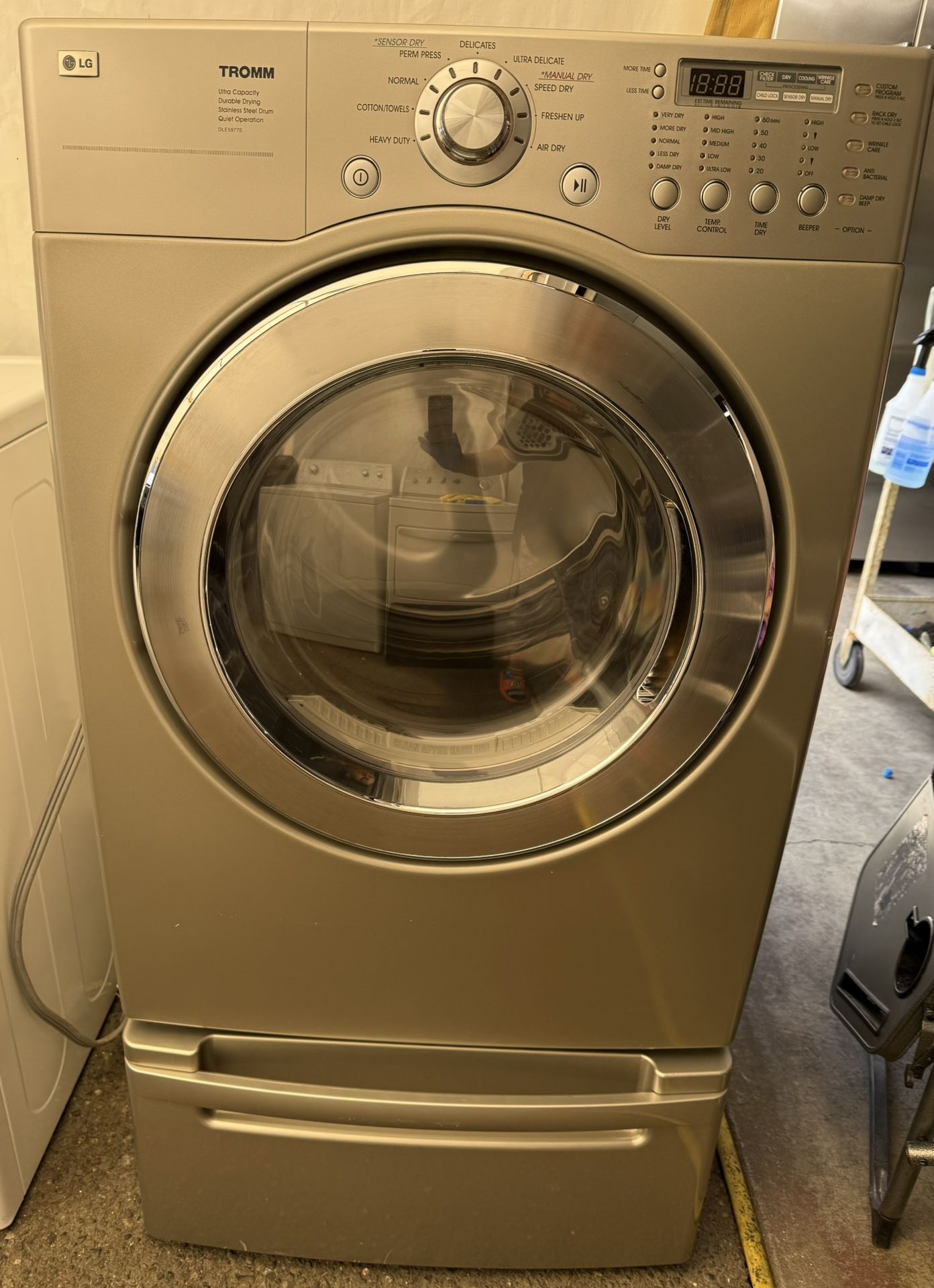 Gray front loader Dryer