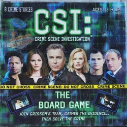 CSI Crime Scene Board Game
