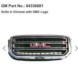 GMC Yukon Grille in Chrome with GMC logo