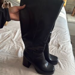Black Gogo Boots 