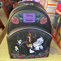 Loungefly Back Pack Villains 