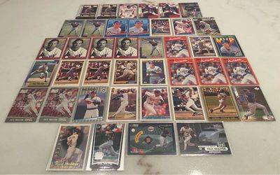 Paul Molitor Baseball Card Lot Hall of Famer - Brewers, Twins  41 Cards In Total