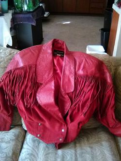 Ladies leather jacket