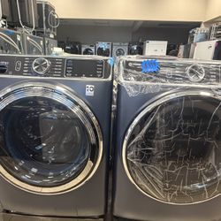 Ge Front Load Washer And Gas Dryer 