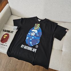 1:1 Blue Bape T Shirt Replica L