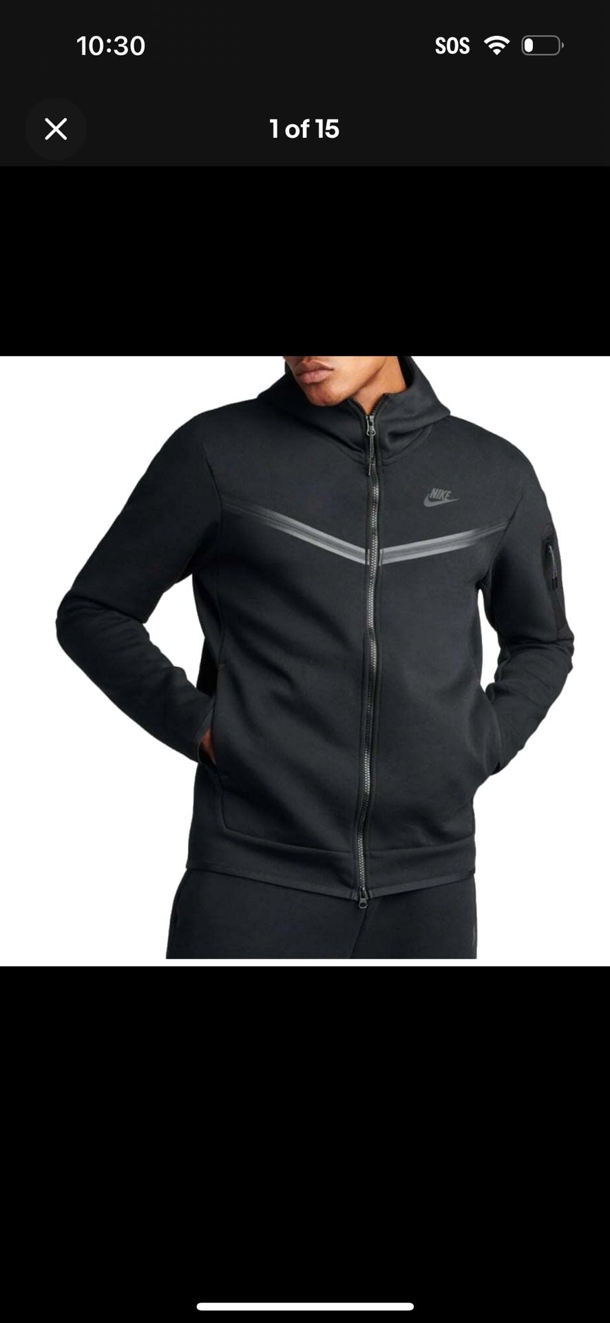 Nike Tech Fleece Hoodie - Black - Men’s Size [Any Size ]