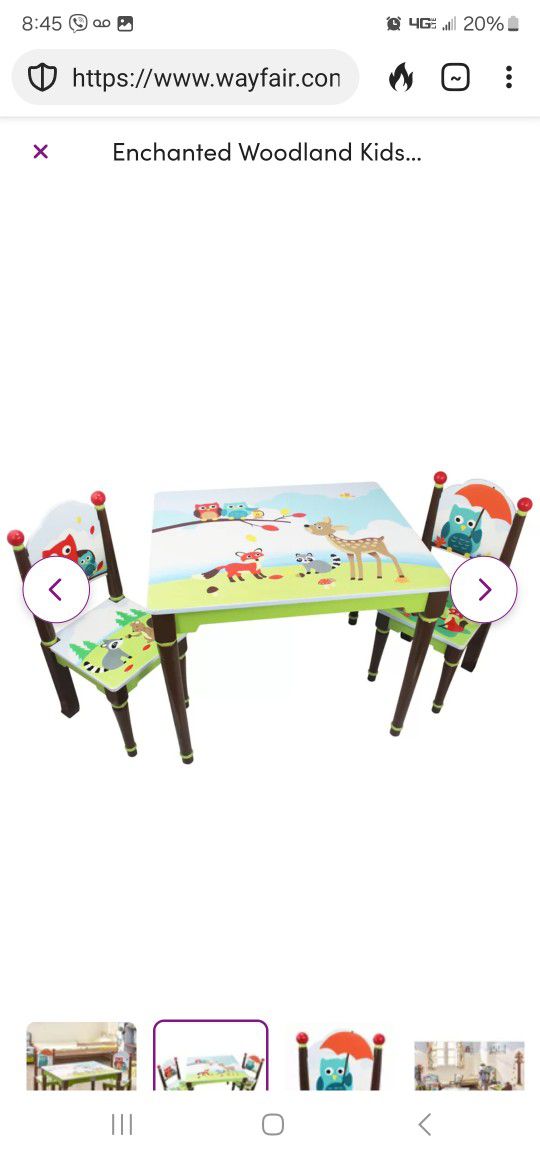 Fantasy Fields Kids Desk And chairs