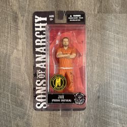 In Hand, Brand New, Never Opened 2014 Mezco - Sons of Anarchy - Jax (Prison Uniform) - 6” Inch Action Figure - SDCC Exclusive