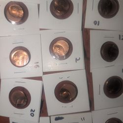 Lot Of 28 Error Pennies (88-00)