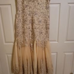 Formal Dress Gold