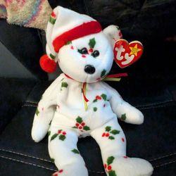 Ty 1998 Holiday Teddy /  Beanie Babies  8.5in