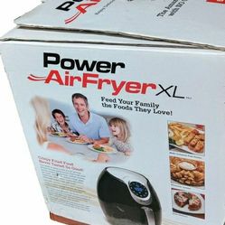Power Air Fryer XL 5.3 Quart 1700 Watts 7 Preset Programs With BONUS Items