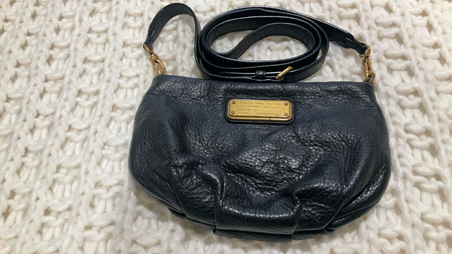 Marc by Marc Jacob’s Q Percy Black Crossbody Bag
