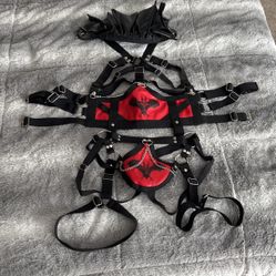 Black And Red Vampire Costume 