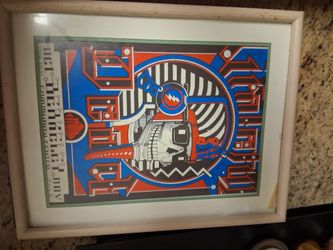 Great full dead poster framed