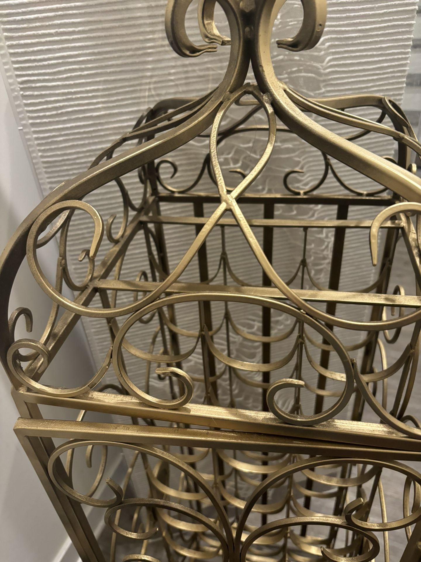 Gorgeous!! One of Gold Wine Rack