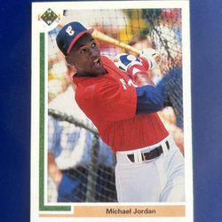 1991 Upper Deck SP1 Michael Jordan Baseball Card 