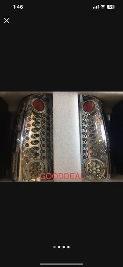 #NB15 BRAND NEW 2007-2013 GMC Sierra Taillight Chrome Tail Light Pair 