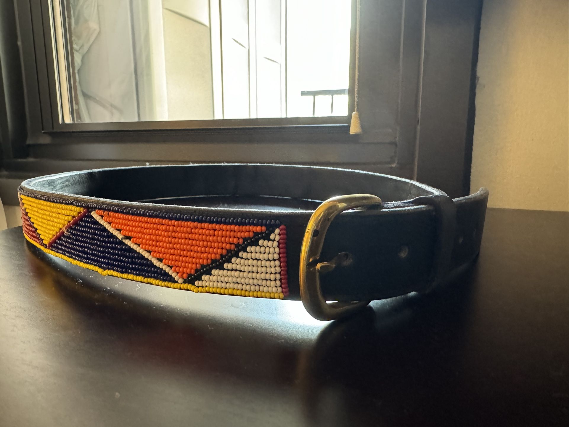 Kenyan Hand Beaded Belt