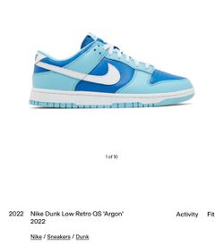 Nike Dunk Low Retro QS 'Argon'